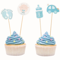 Διακοσμητικά Cupcakes Baby Boy - Cupcake topper 