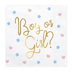 Χαρτοπετσέτες  Boy or Girl 20τεμ