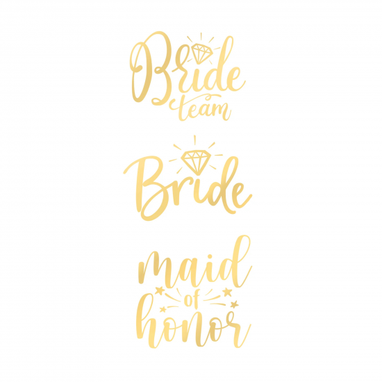 Τατουάζ Χρυσό  Bride to be