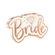 Καρφίτσα μεταλλική "Bride"