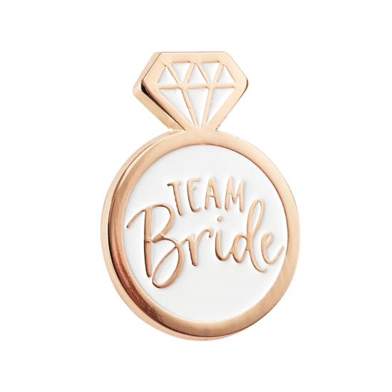 Καρφίτσα μεταλλική "Team Bride"