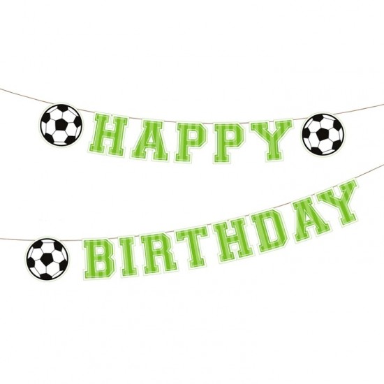 Banner "Happy Birthday" ποδόσφαιρο