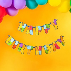 Γιρλάντα Happy Birthday Block Party - Τουβλάκια 2μ.