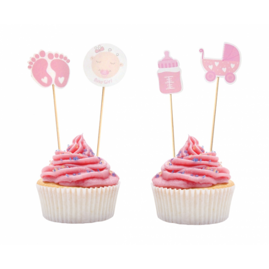 Διακοσμητικά Cupcakes Baby Girl - Cupcake topper 