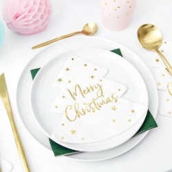 Χαρτοπετσέτες Χριστουγεννιάτικο Δέντρο-Merry Christmas 20 τεμ.