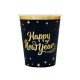Ποτήρια Μαύρα Happy New Year 220ml 6τμχ