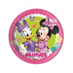 Πιάτα χάρτινα  Minnie Happy Helpers 20εκ  8τεμ