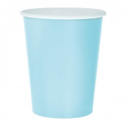 Ποτήρια Χάρτινα  Γαλάζιο  270ml 14 τεμ.