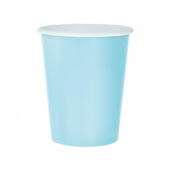 Ποτήρια Χάρτινα  Γαλάζιο  270ml 14 τεμ.