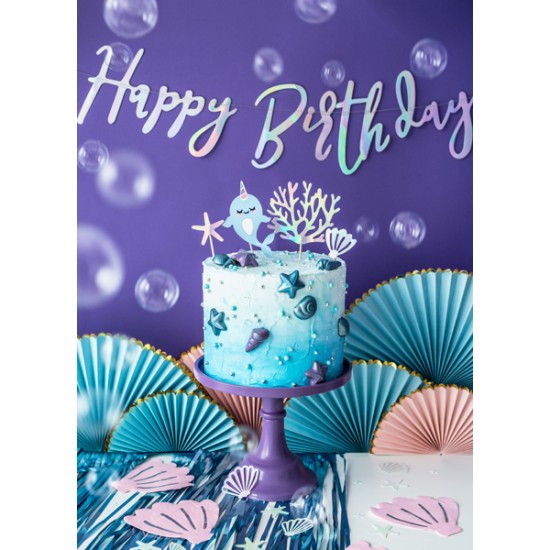 Διακοσμητικό Τούρτας Narwhal