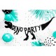Γιρλάντα "Dino Party" μαύρη