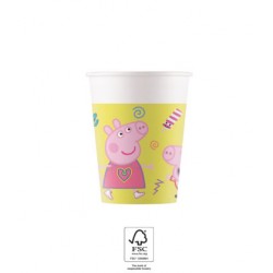Ποτήρια χάρτινα Peppa Pig 8τμχ.