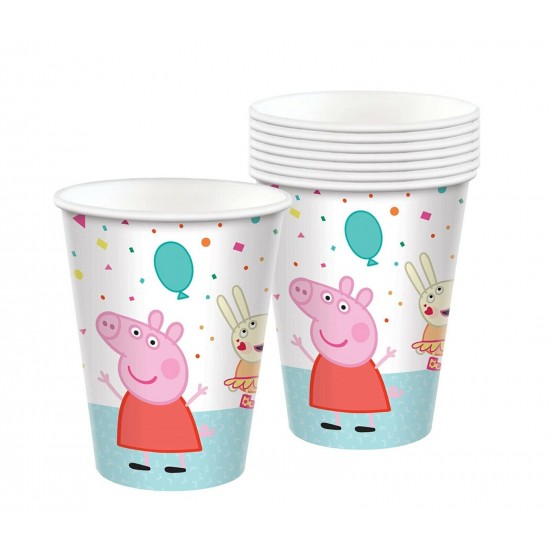 Ποτήρια χάρτινα Peppa Pig 8τμχ.