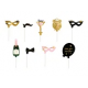Photo booth props Lets Party!