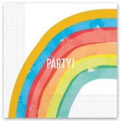 Χαρτοπετσέτες  Ουράνιο Τόξο - Rainbow  20 τεμ.