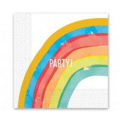 Χαρτοπετσέτες  Ουράνιο Τόξο - Rainbow  20 τεμ.