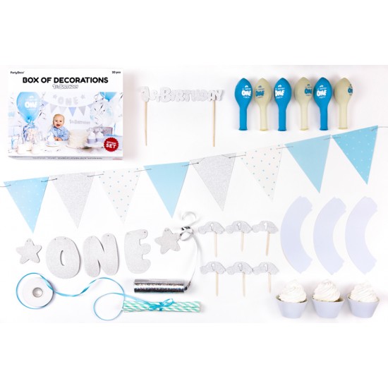 Πάρτυ σετ 1st Birthday Αγόρι