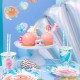 Διακοσμητικά για τούρτα/cupcakes Βυθός της Θάλασσας - 6τμχ.