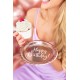 Πιάτα χάρτινα Happy Birthday-rose gold 18εκ.