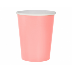 Ποτήρια Χάρτινα Ροζ Ανοιχτό  270ml 14 τεμ.