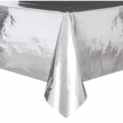 Τραπεζομάντηλο Foil Ασημί