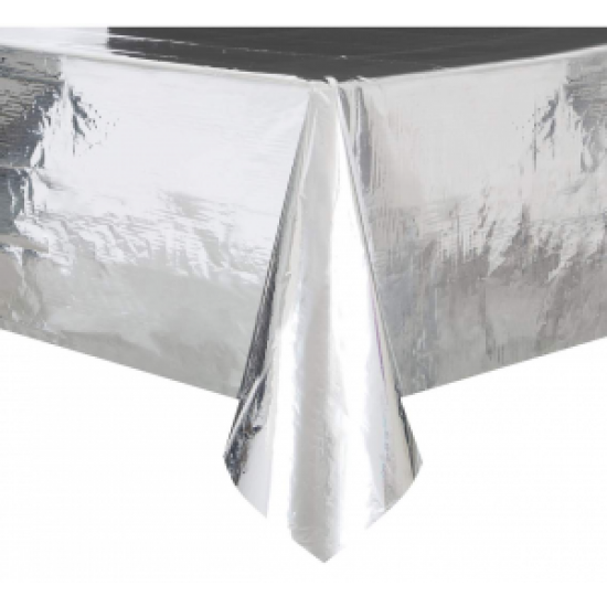 Τραπεζομάντηλο Foil Ασημί