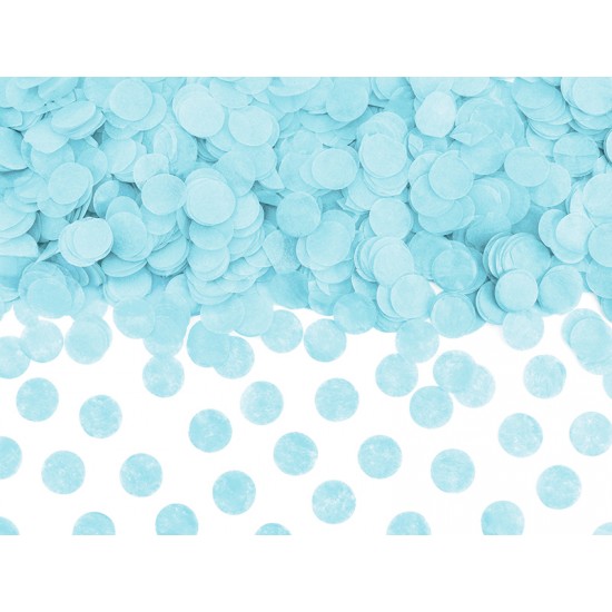 Confetti Χάρτινο Γαλάζιο O10mm (100gr)