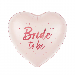 Foil καρδιά Bride to be