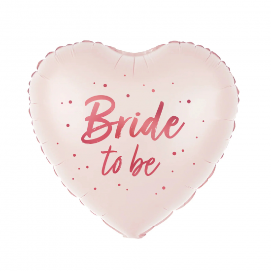 Foil καρδιά Bride to be