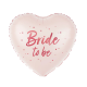 Foil καρδιά Bride to be