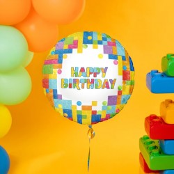18" foil happy birthday Τουβλάκια