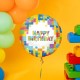 18" foil happy birthday Τουβλάκια