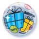 Μπαλόνι Single Bubble Happy Birthday Gifts με ήλιον