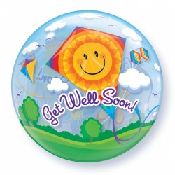 Μπαλόνι Single Bubble Get Well Soon με ήλιον