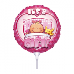 Μπαλόνι με καλαμάκι It's a Girl