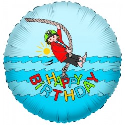 18" στρογγυλό Happy Birthday Playmobil