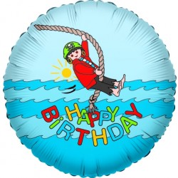 18" στρογγυλό Happy Birthday Playmobil