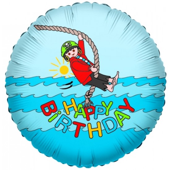 18" στρογγυλό Happy Birthday Playmobil