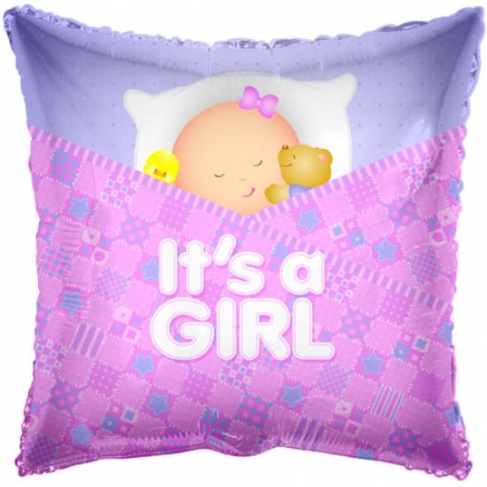 18" τετράγωνο It's a Girl