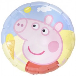 Foil Μπαλόνι Πέππα το Γουρουνάκι-Peppa Pig 18"