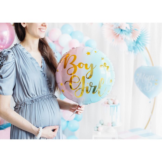 18" στρογγυλό Boy or Girl