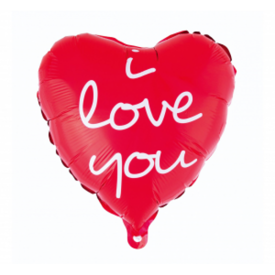 18"  Καρδιά Κόκκινη I love you