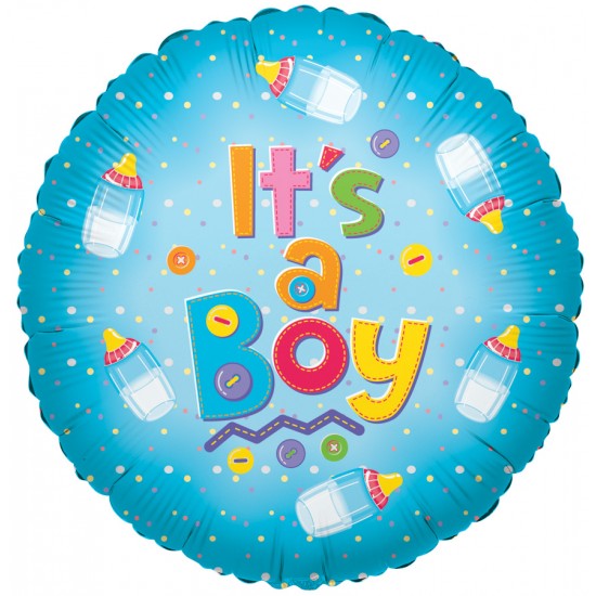 18" στρογγυλό It's a Boy