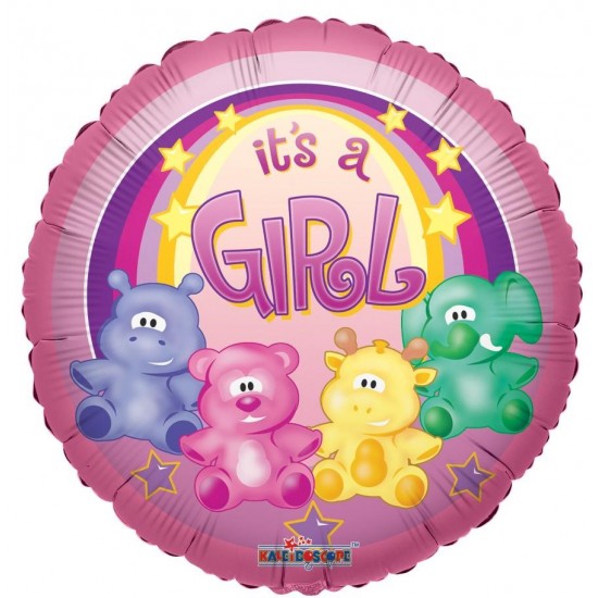 18" στρογγυλό It's a Girl