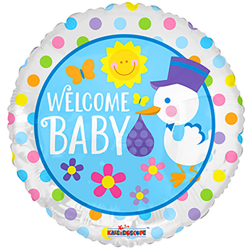 18" στρογγυλό Welcome Baby 