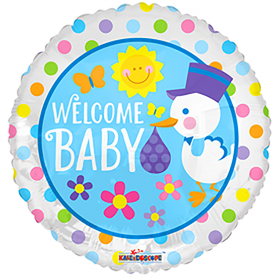 18" στρογγυλό Welcome Baby 