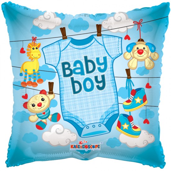 18" τετράγωνο Baby Boy