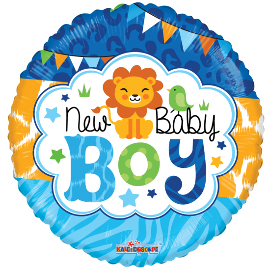 18" στρογγυλό Baby Boy Ζούγκλα