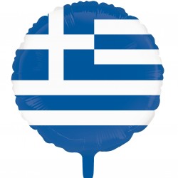 18" Foil Ελληνική Σημαία