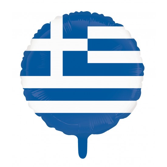 18" Foil Ελληνική Σημαία